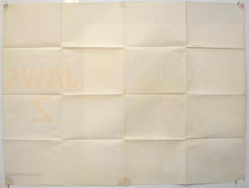 JAWS 2 (Back) Cinema Quad Movie Poster