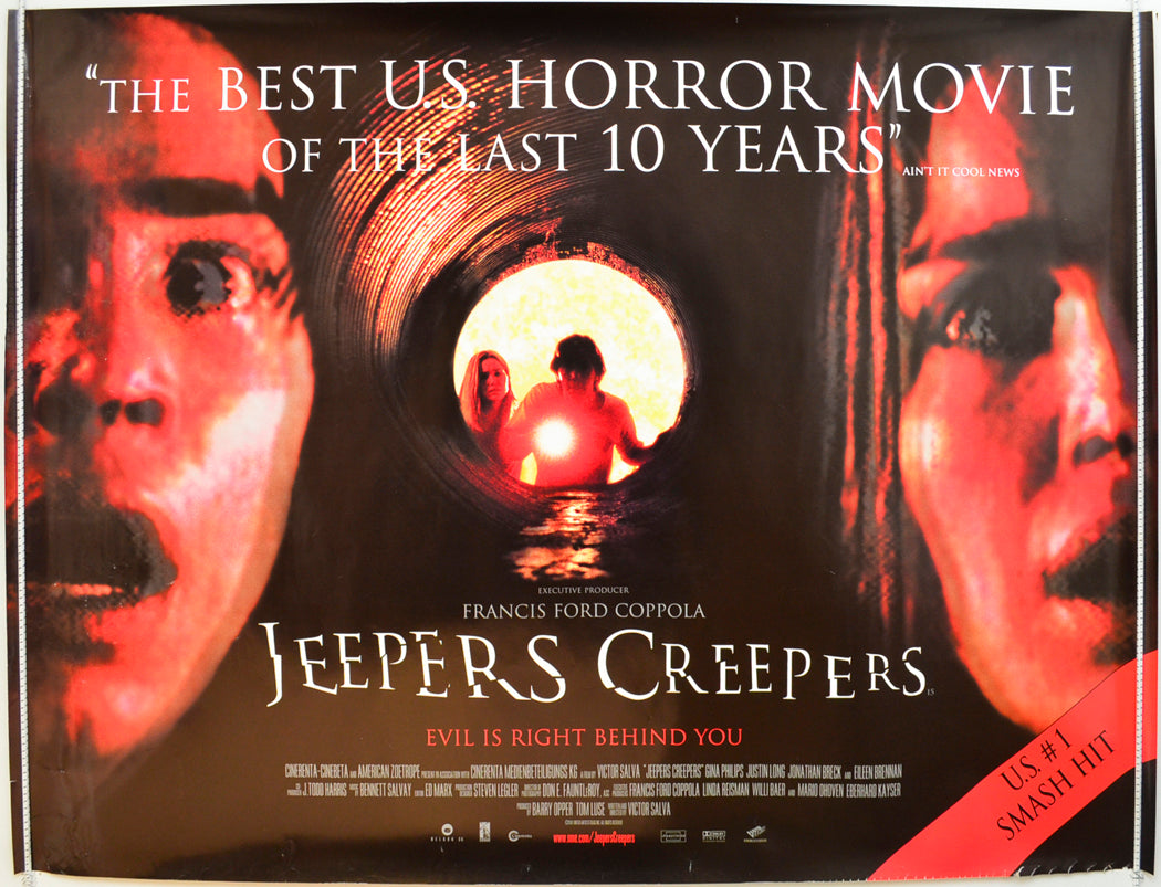 Jeepers Creepers Original Quad Poster - Film Poster - Movie Poster