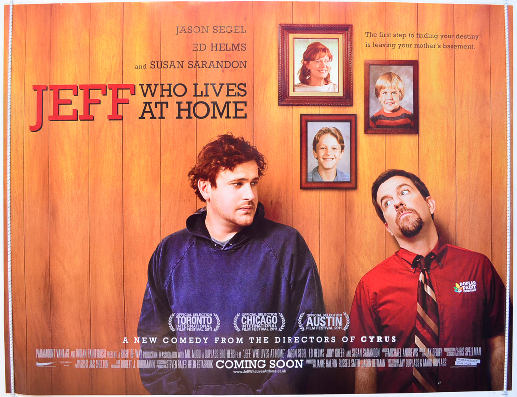 Jeff, Who Lives At Home Original British Quad Poster - Film Poster - Movie Poster