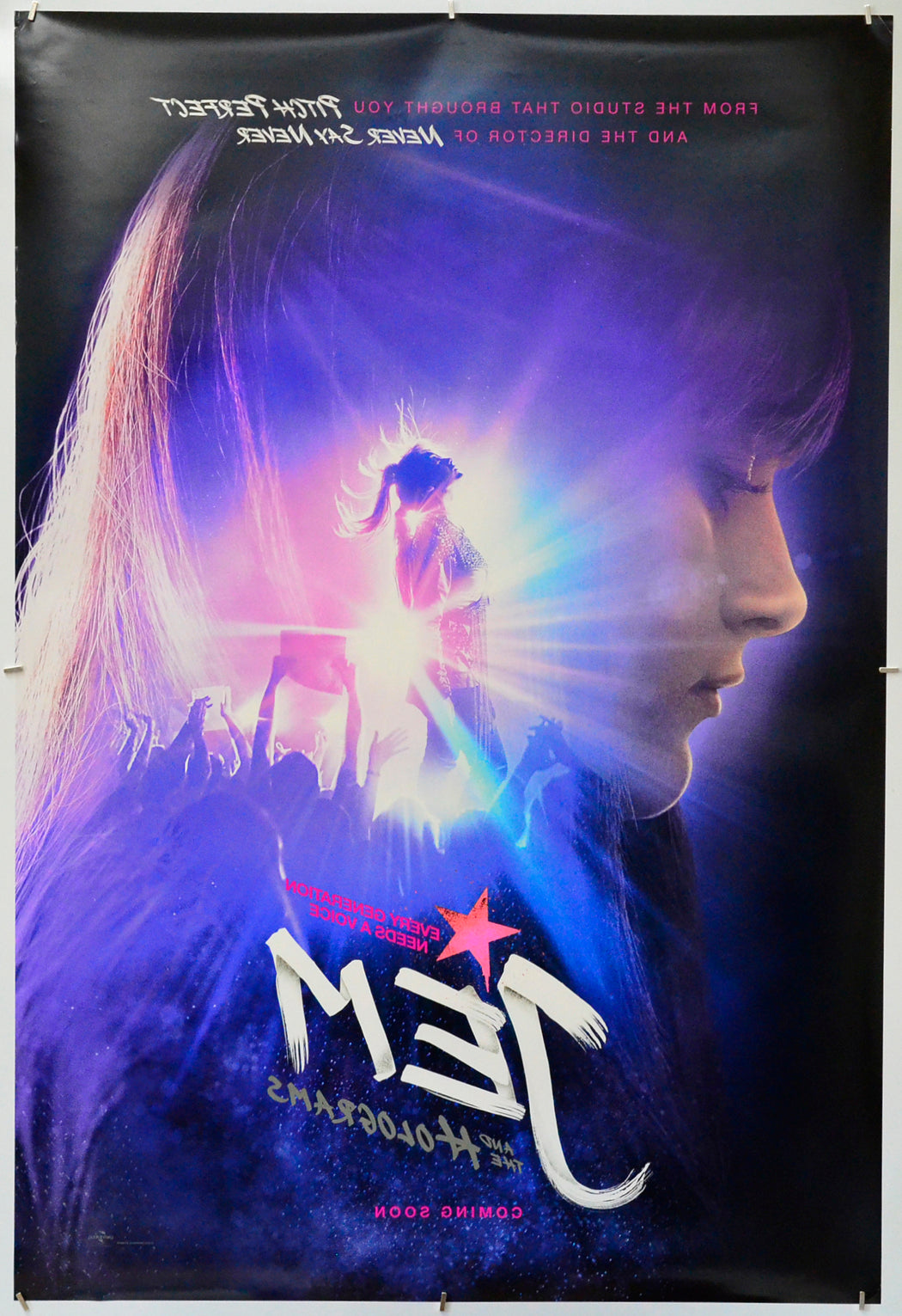 Jem And The Holograms (Back) Cinema One Sheet Movie Poster