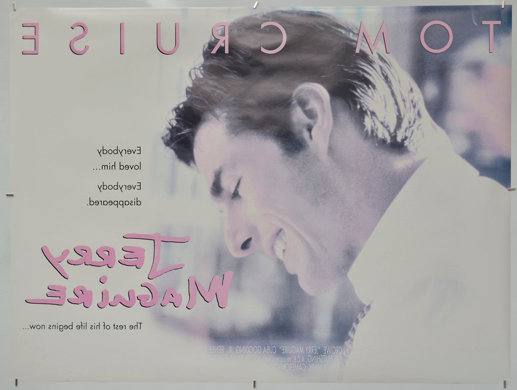 Jerry Maguire (Back) Cinema Quad Movie Poster