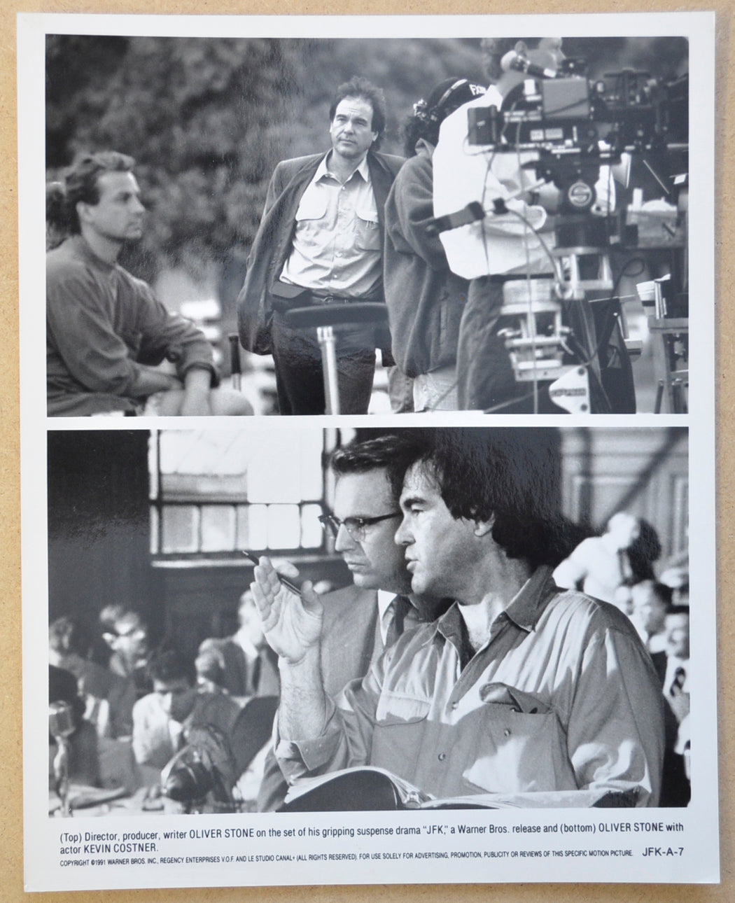 JFK Original Black and White Press Still (Photograph)