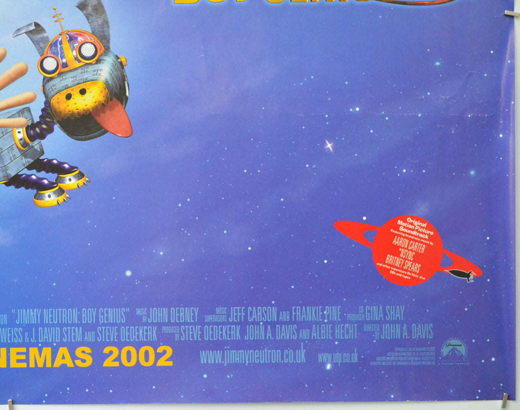 JIMMY NEUTRON : BOY GENIUS (Bottom Right) Cinema Quad Movie Poster
