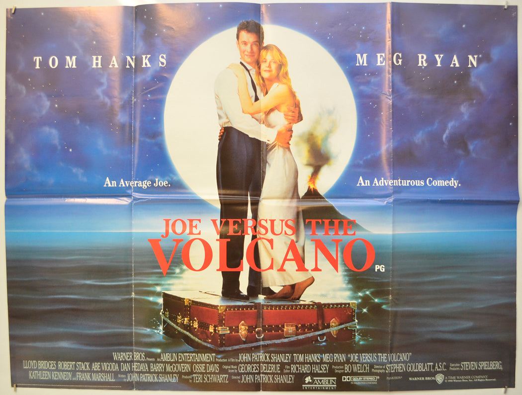 Joe Versus The Volcano Original Quad Poster - Film Poster - Movie Poster