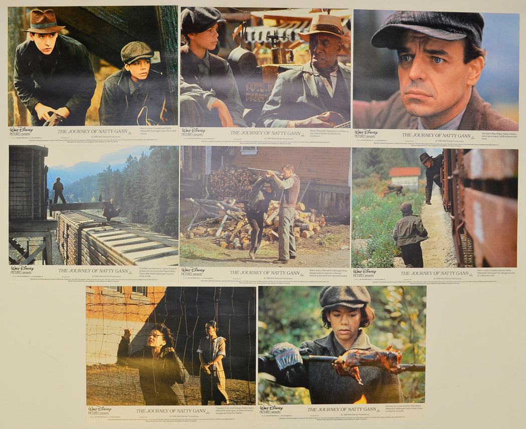 The Journey Of Natty Gann Set of 8 Original Lobby Cards / Colour Front Of House Stills