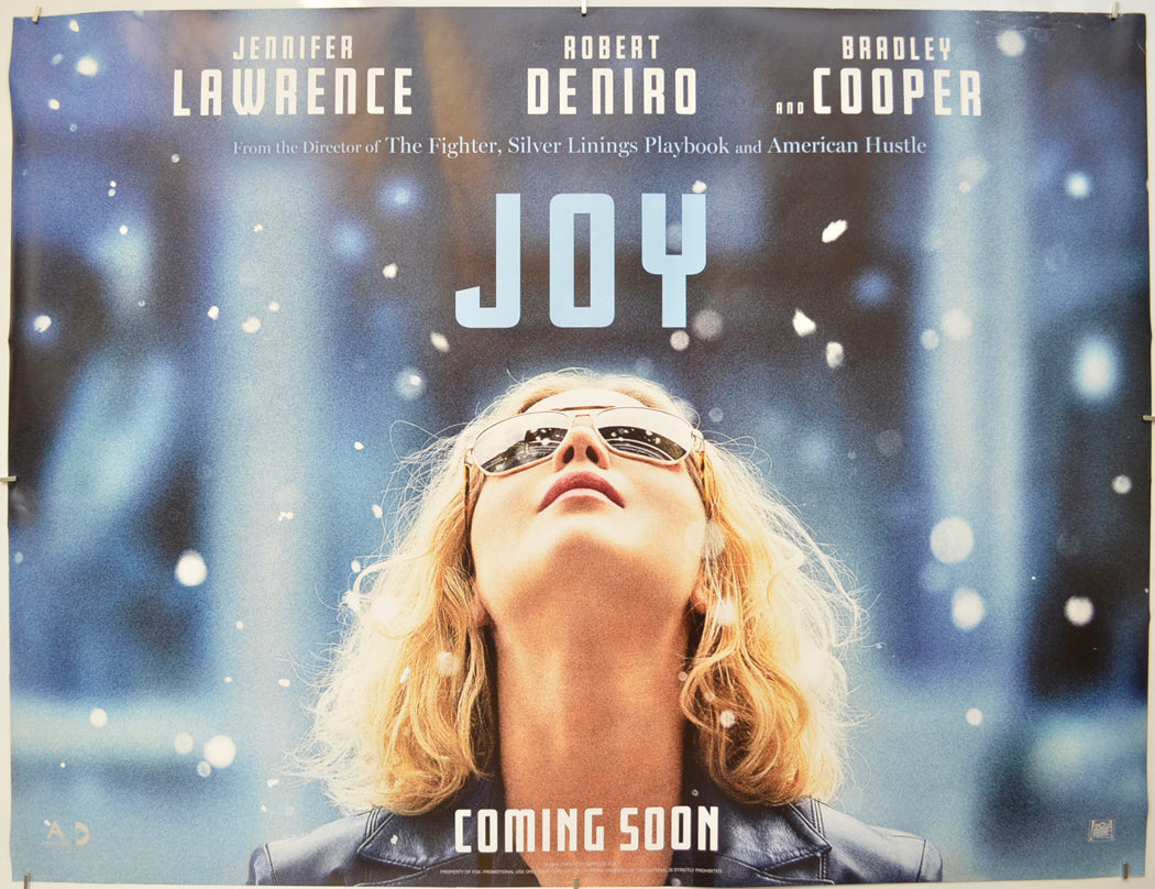 Joy (Teaser / Advance Version) Original Quad Poster - Film Poster - Movie Poster