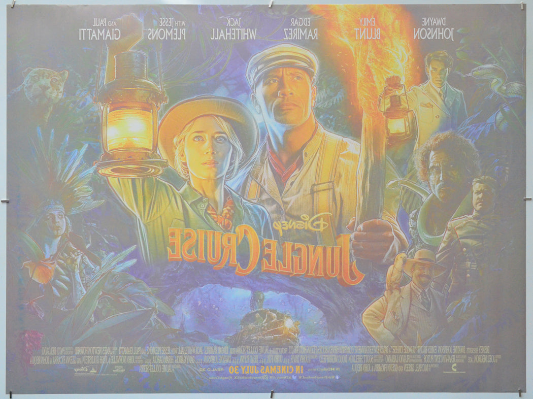 Jungle Cruise (Back) Cinema Quad Movie Poster