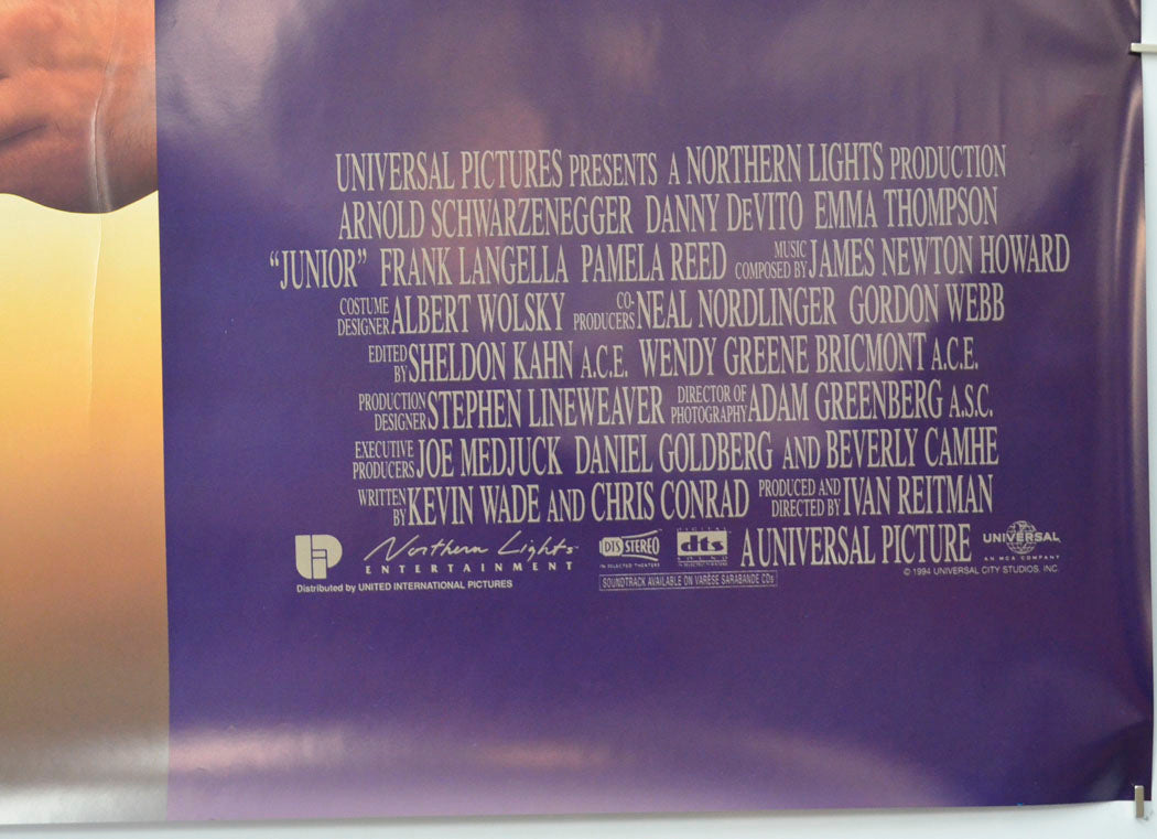 JUNIOR (Bottom Right) Cinema Quad Movie Poster