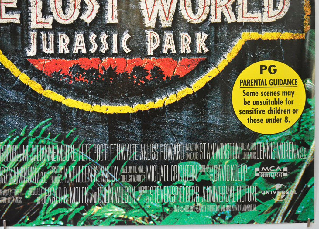 JURASSIC PARK II : THE LOST WORLD (Bottom Right) Cinema Quad Movie Poster
