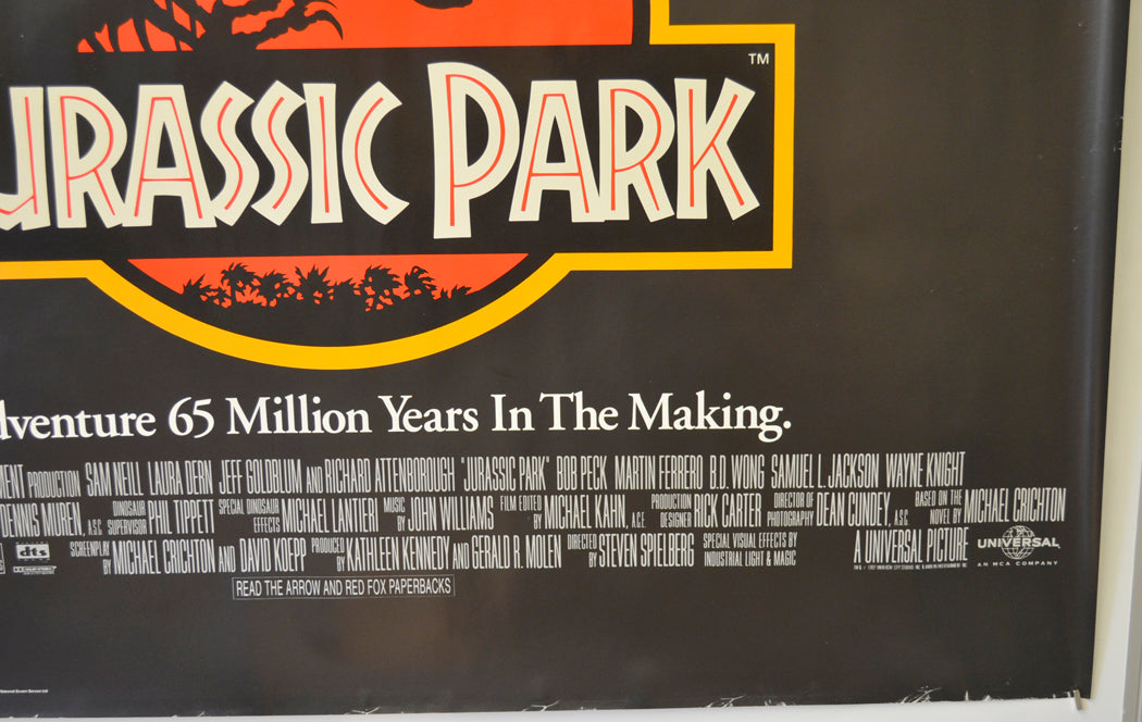 JURASSIC PARK (Bottom Right) Cinema Quad Movie Poster