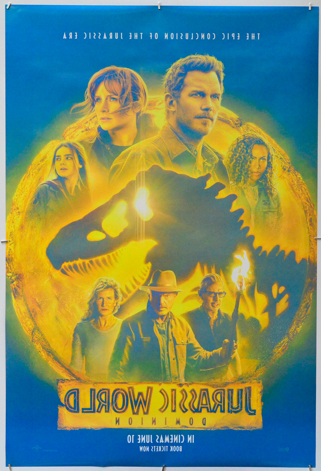 Jurassic World Dominion (Back) Cinema One Sheet Movie Poster