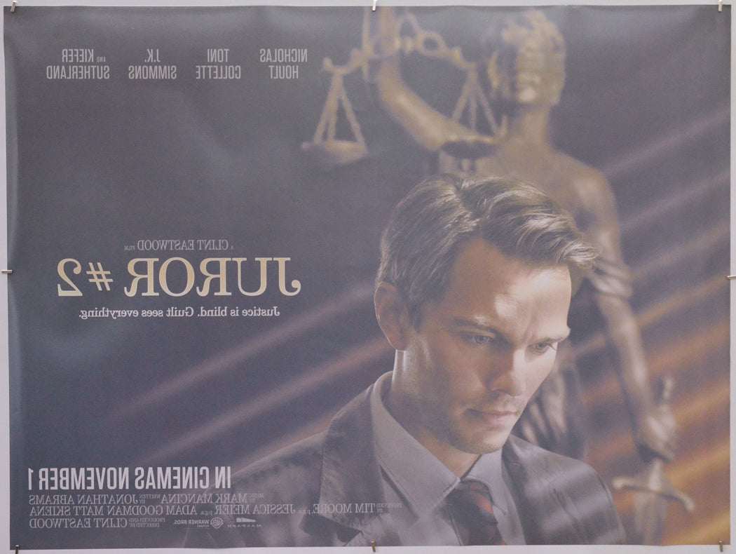Juror #2 (Back) Cinema Quad Movie Poster