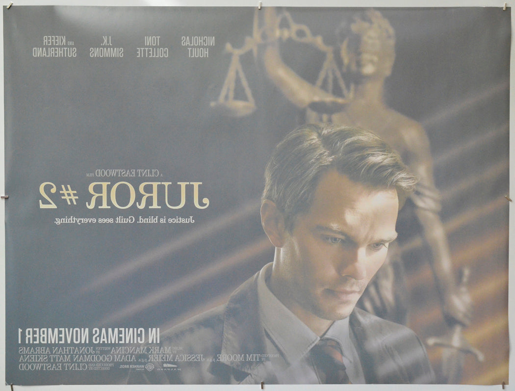 Juror #2 (Back) Cinema Quad Movie Poster