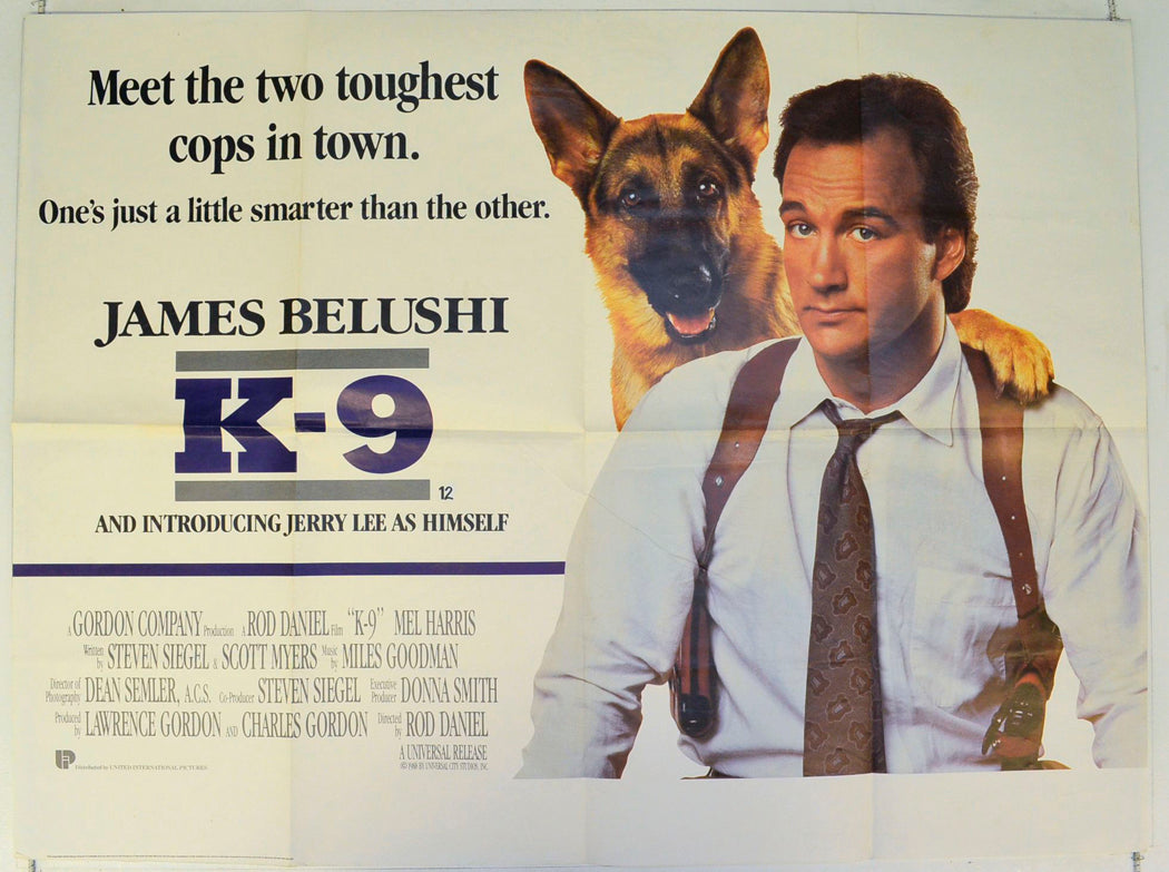 K-9 Original British Quad Poster - Film Poster - Movie Poster