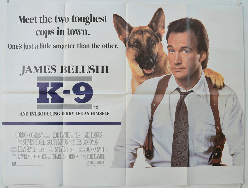 K-9 Original Quad Poster - Film Poster - Movie Poster