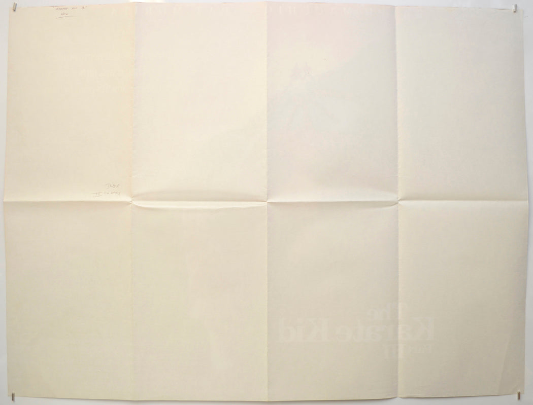 THE KARATE KID PART III (Back) Cinema Quad Movie Poster