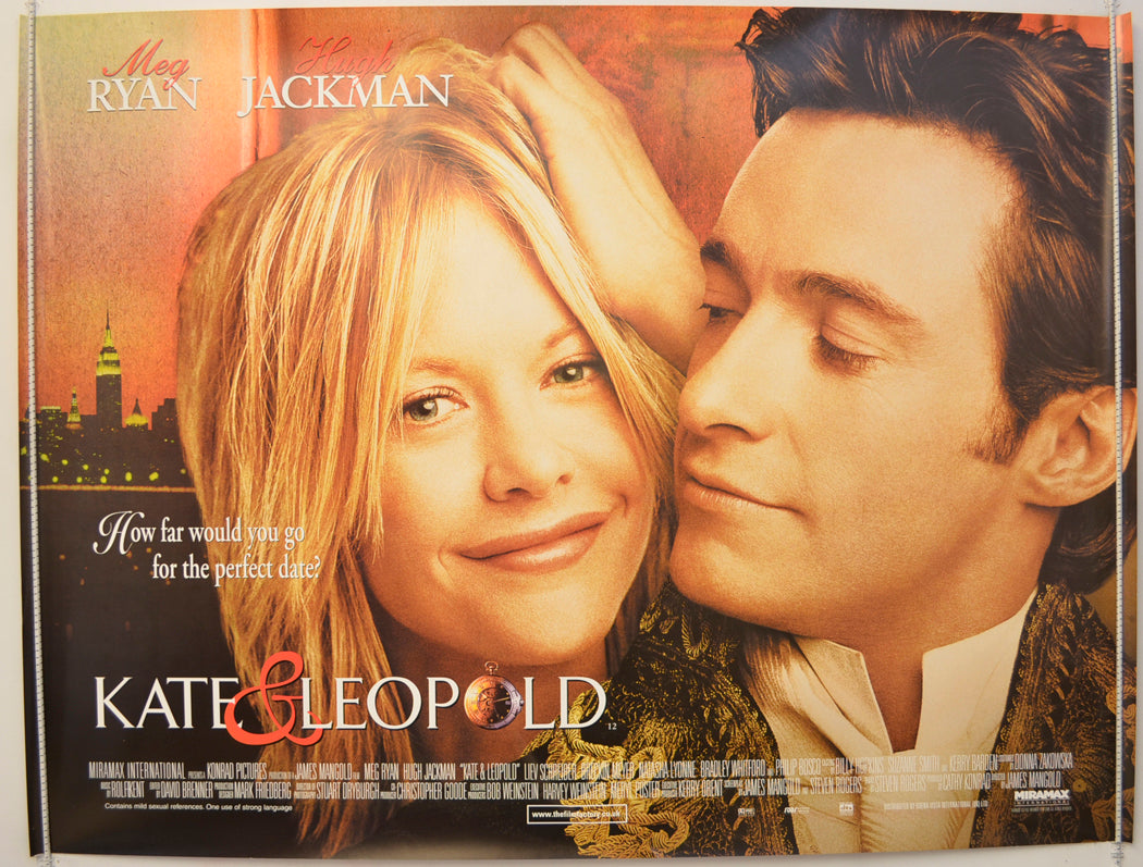 Kate And Leopold Original Quad Poster - Film Poster - Movie Poster