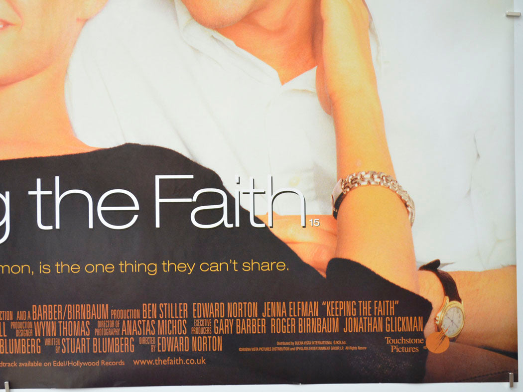 KEEPING THE FAITH (Bottom Right) Cinema Quad Movie Poster