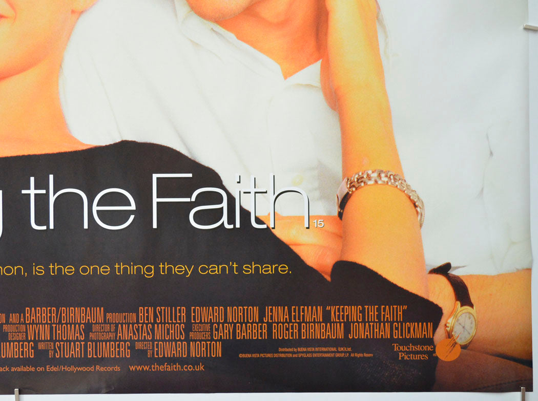 KEEPING THE FAITH (Bottom Right) Cinema Quad Movie Poster