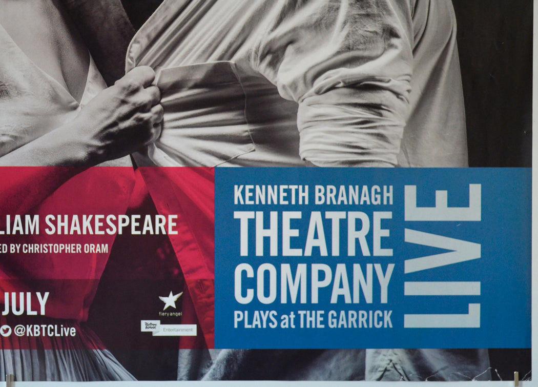 KENNETH BRANAGH LIVE: ROMEO AND JULIET (Bottom Right) Cinema Quad Movie Poster
