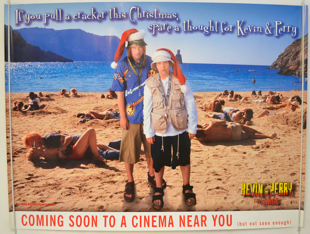 Kevin And Perry Go Large (Teaser / Advance Version) Original Quad Poster - Film Poster - Movie Poster