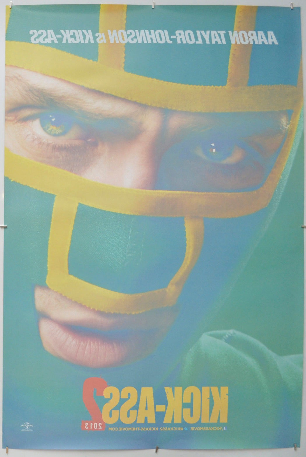 Kick-Ass 2 (Back) Cinema One Sheet Movie Poster