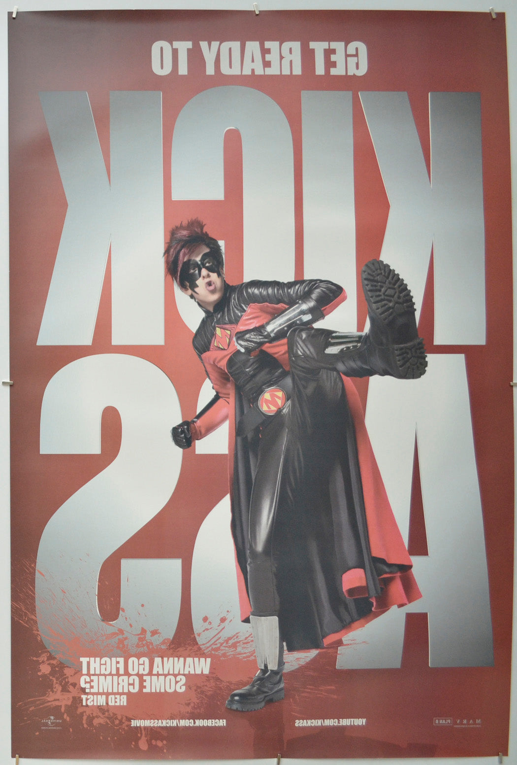 Kick Ass (Back) Cinema One Sheet Movie Poster