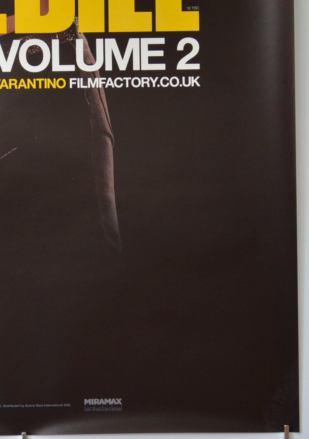 KILL BILL VOL.2 (Bottom Right) Cinema Double Crown Movie Poster