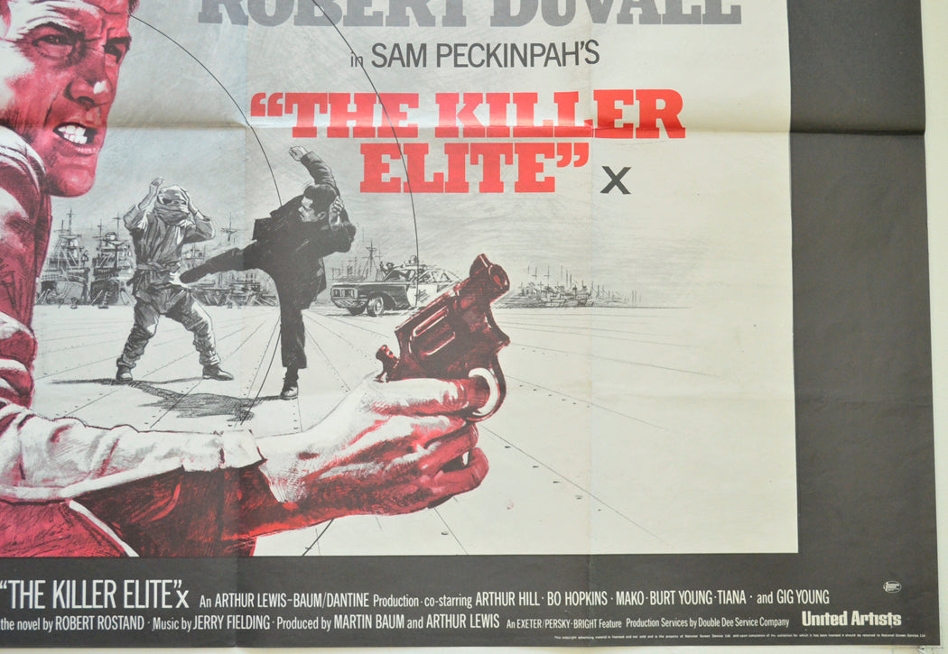 THE KILLER ELITE (Bottom Right) Cinema Quad Movie Poster