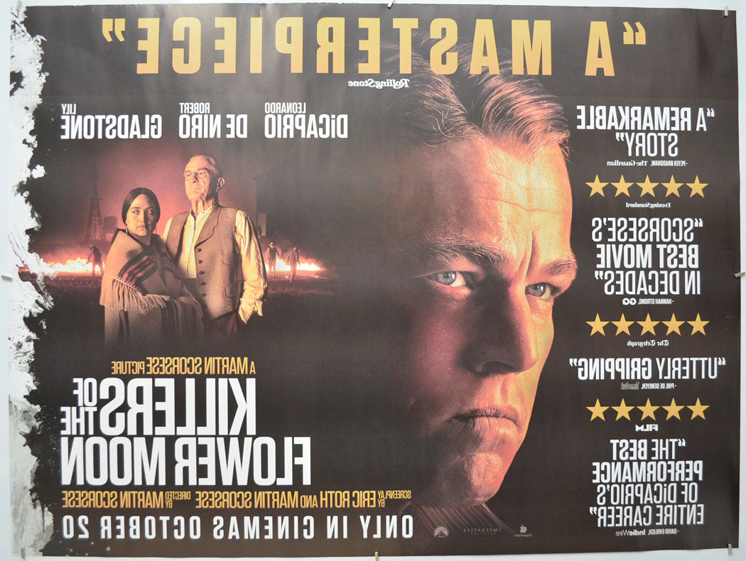 KILLERS OF THE FLOWER MOON (Back) Cinema Quad Movie Poster