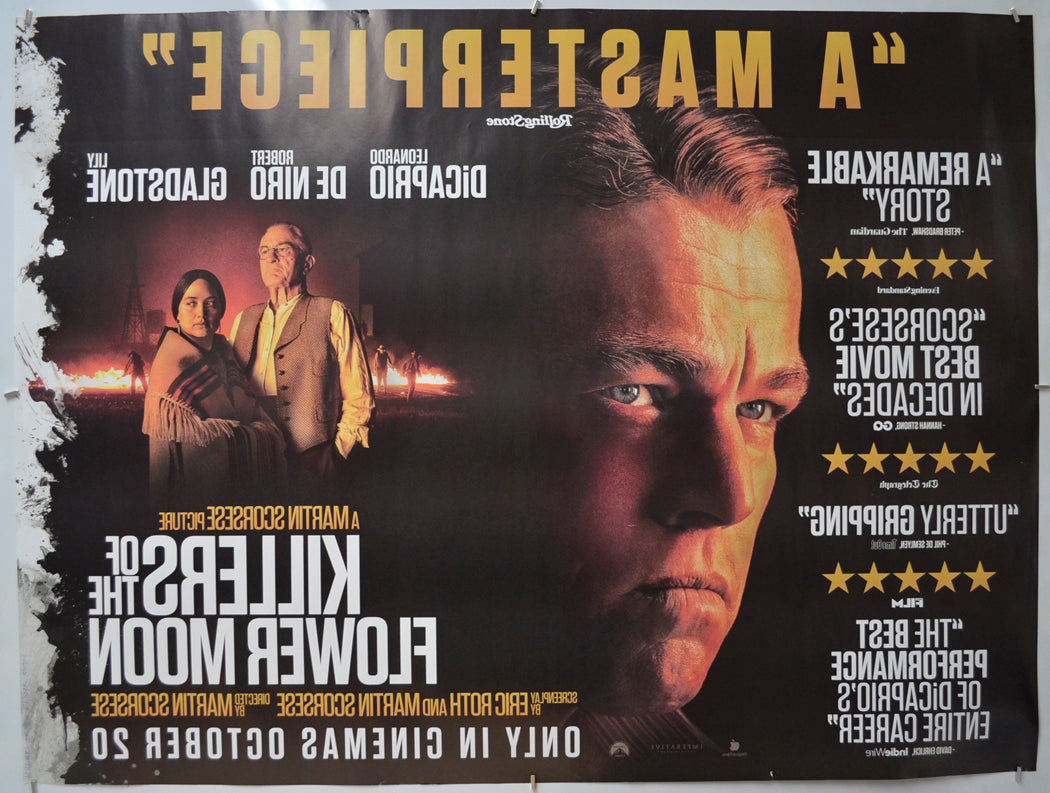 KILLERS OF THE FLOWER MOON (Back) Cinema Quad Movie Poster