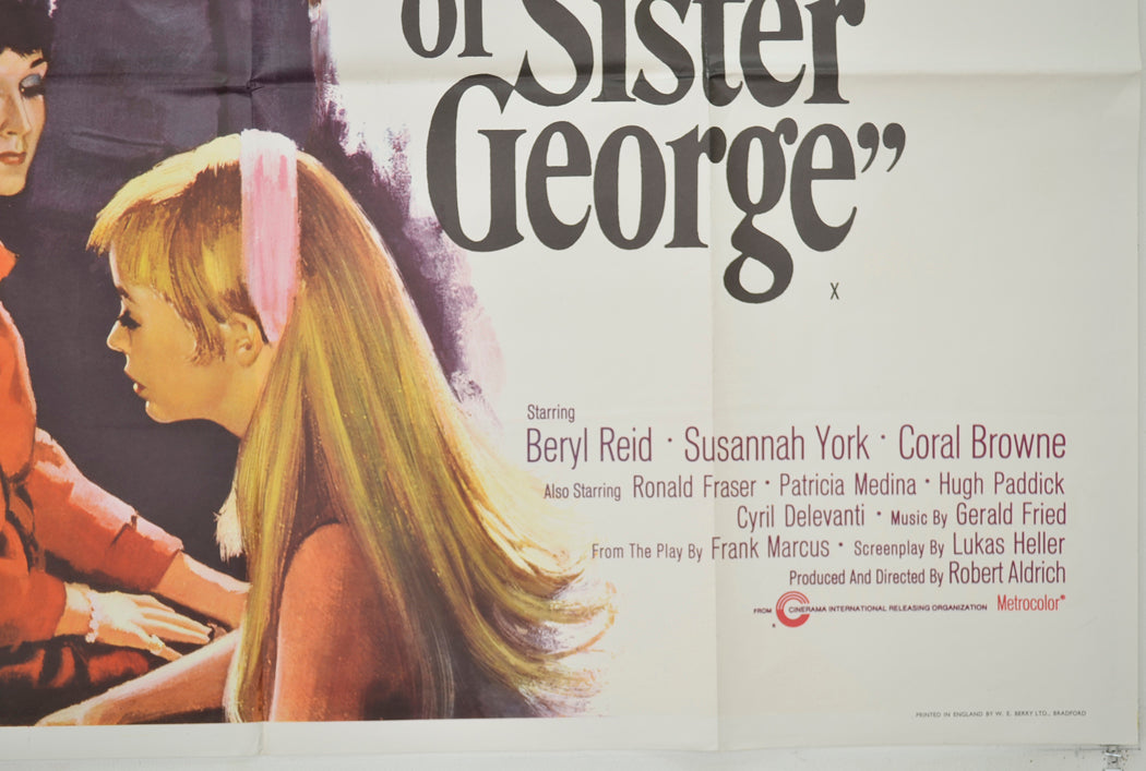 THE KILLING OF SISTER GEORGE (Bottom Right) Cinema Quad Movie Poster