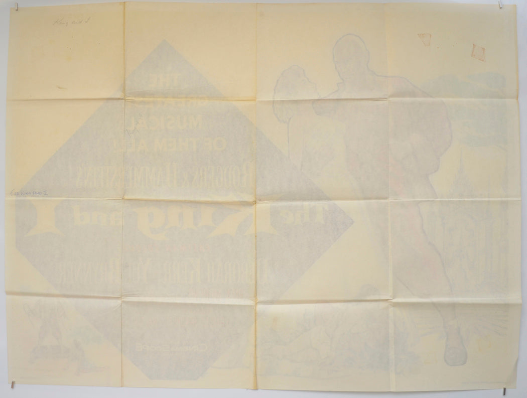 THE KING AND I (Back) Cinema Quad Movie Poster