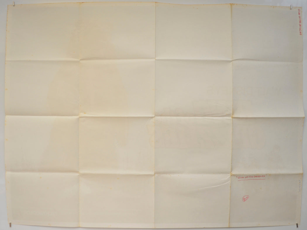 KING OF THE GRIZZLIES (Back) Cinema Quad Movie Poster