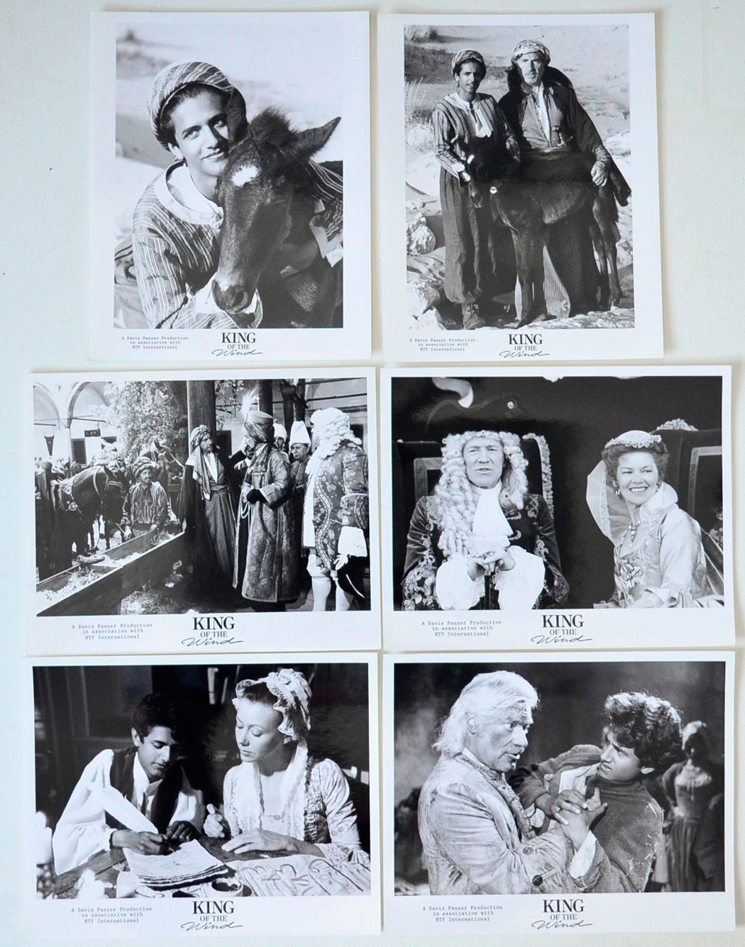 King Of The Wind 6 Original Cinema Front Of House (FOH) Black And White Stills – Press Stills – Movie Stills