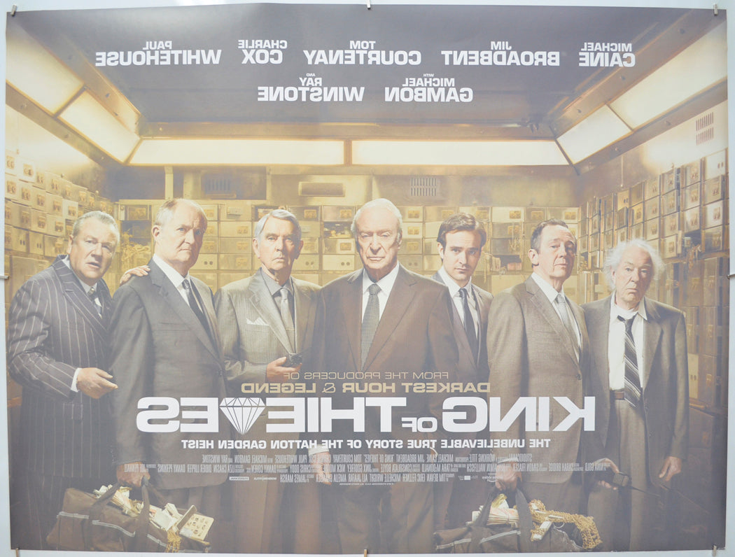 KING OF THIEVES (Back) Cinema Quad Movie Poster