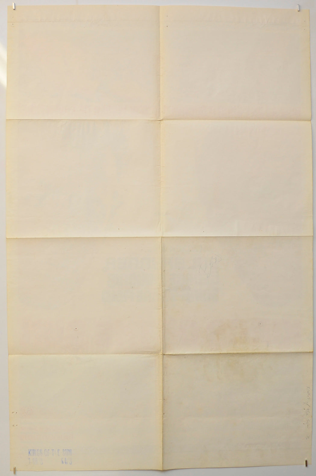 KINGS OF THE SUN (Back) Cinema One Sheet Movie Poster