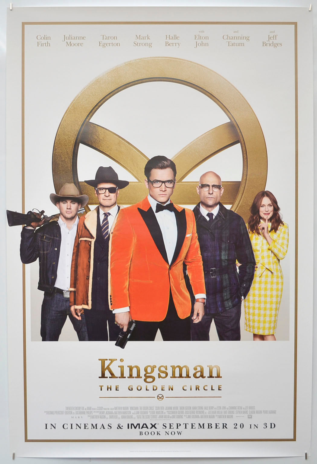 Kingsman: The Golden Circle Original One Sheet Poster - Film Poster - Movie Poster