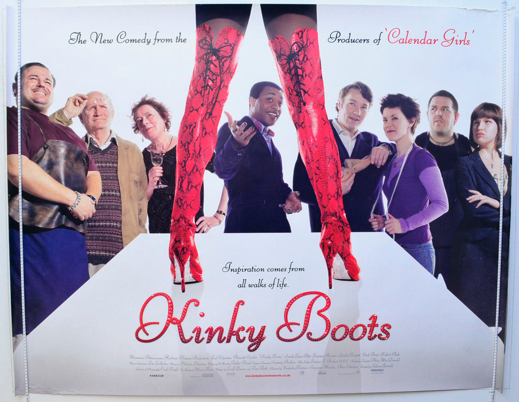 Kinky Boots Original British Quad Poster - Film Poster - Movie Poster