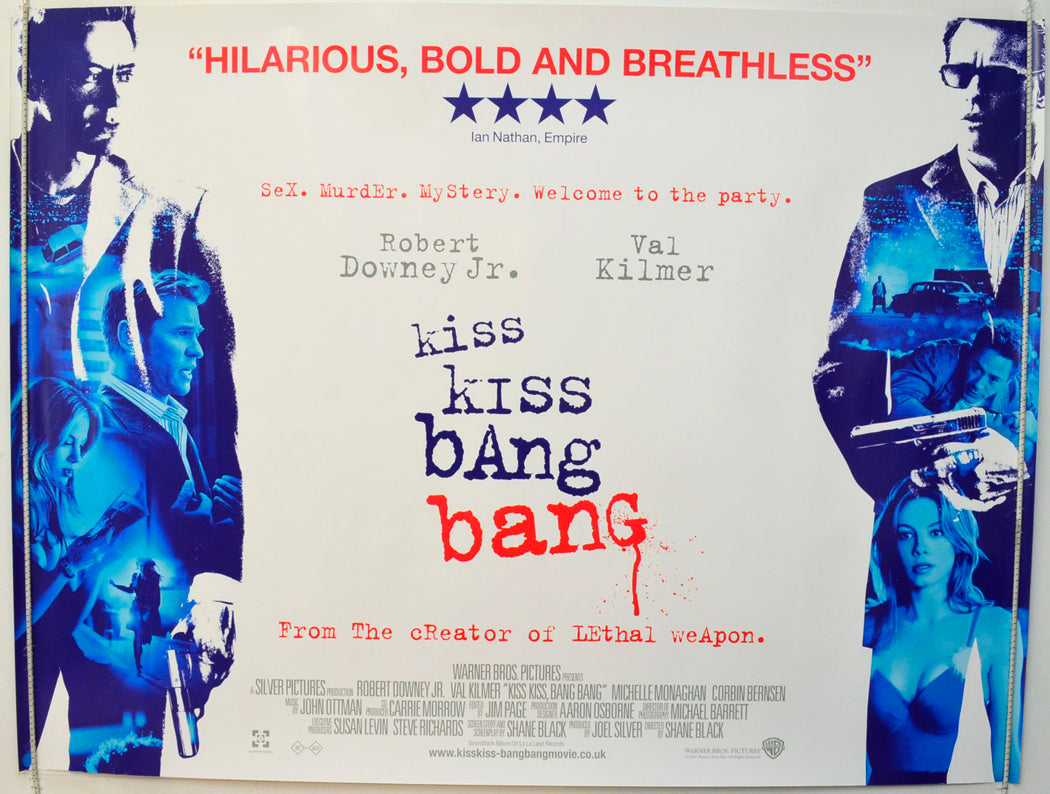 Kiss Kiss, Bang Bang Original British Quad Poster - Film Poster - Movie Poster