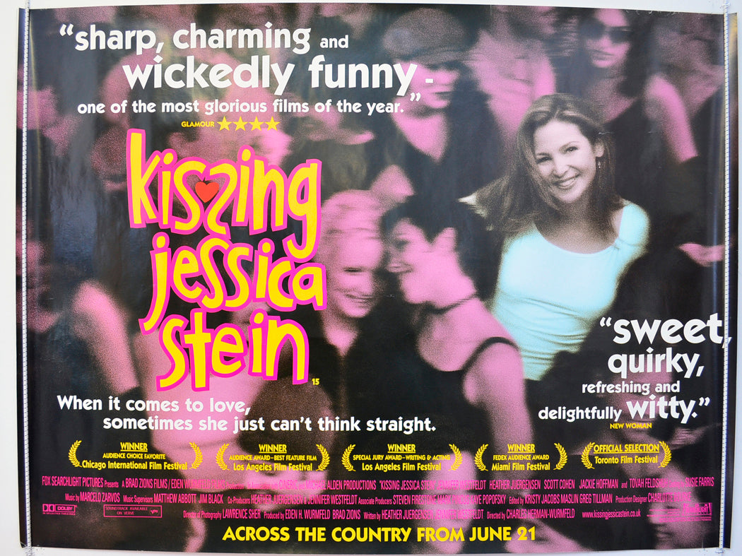 Kissing Jessica Stein Original British Quad Poster - Film Poster - Movie Poster