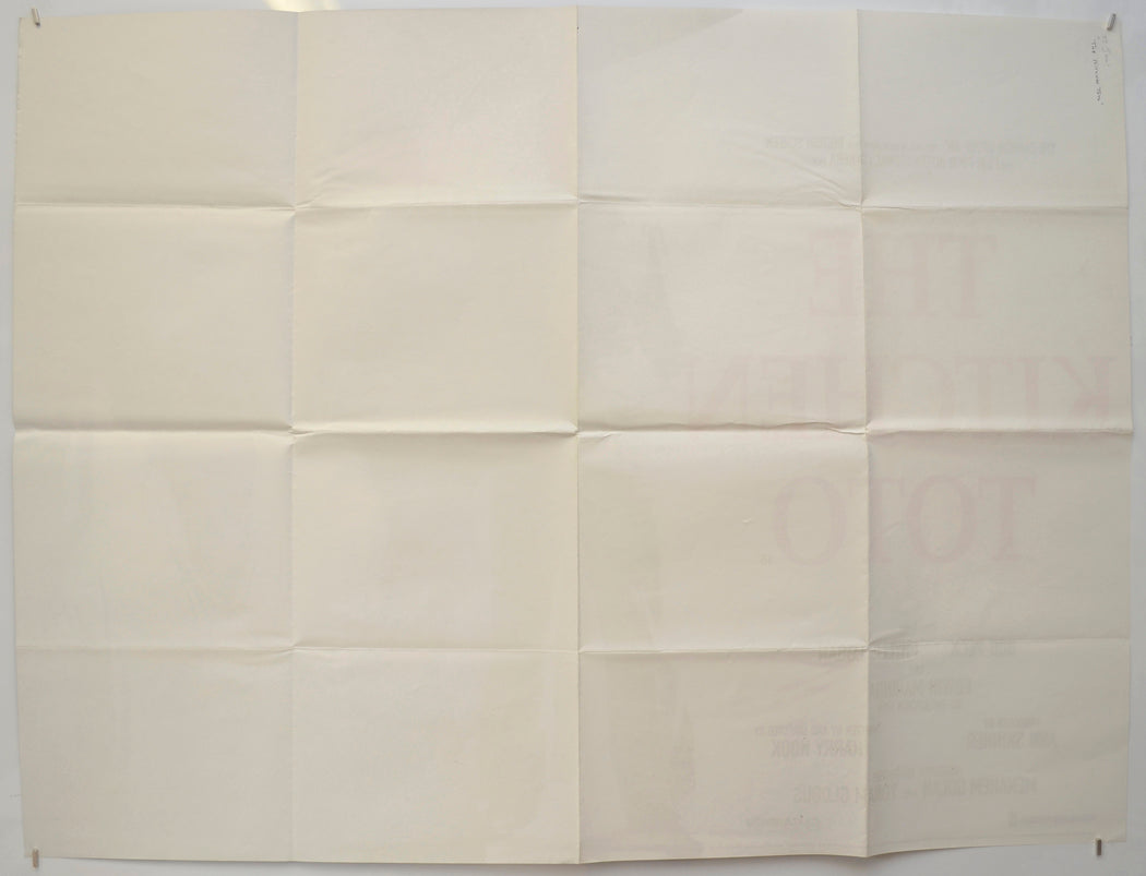 THE KITCHEN TOTO (Back) Cinema Quad Movie Poster