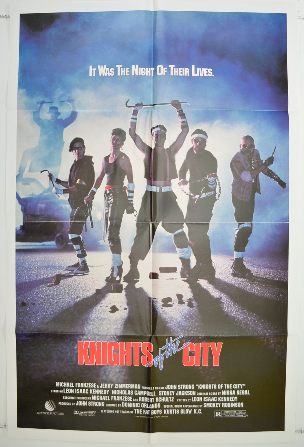 Knights Of The City Original One Sheet Poster - Film Poster - Movie Poster
