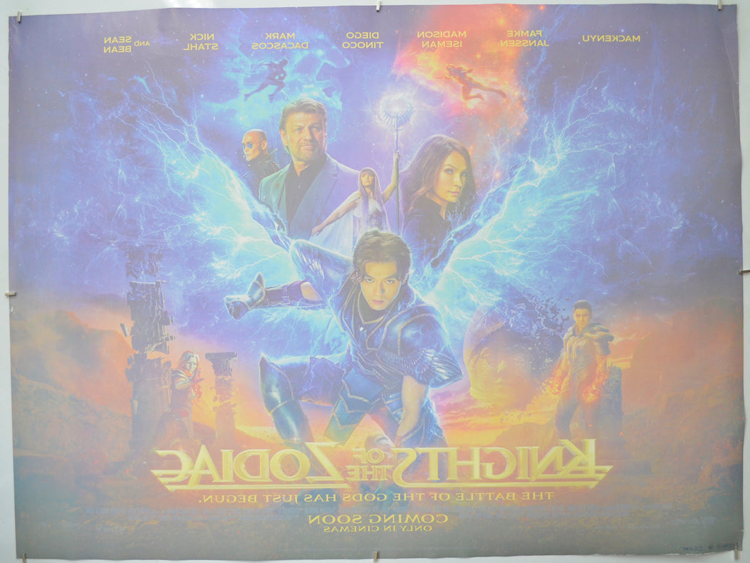 KNIGHTS OF THE ZODIAC (Back) Cinema Quad Movie Poster