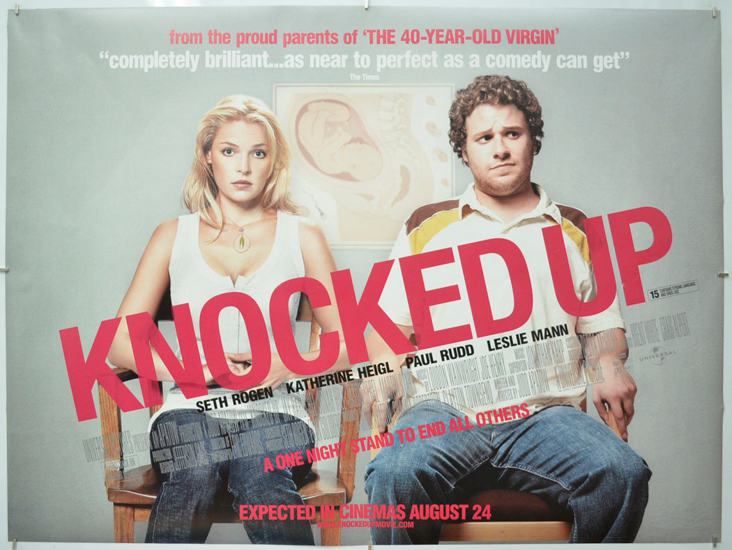 “Knocked Up” Original Quad Poster Film Poster Movie Poster