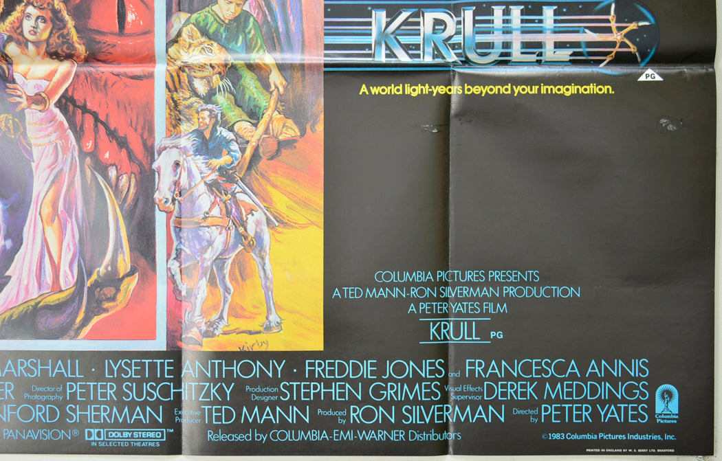 KRULL (Bottom Right) Cinema Quad Movie Poster