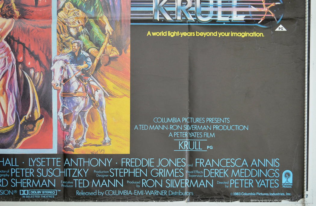 KRULL (Bottom Right) Cinema Quad Movie Poster