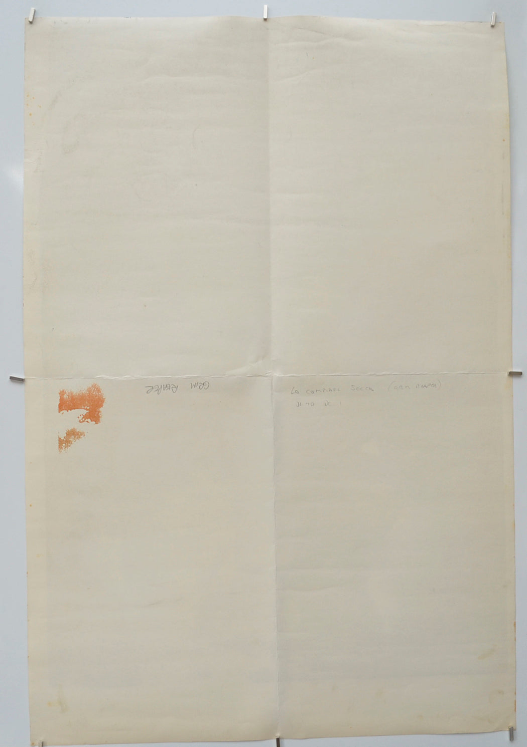 LA COMMARE SECCA (Back) Cinema Double Crown Movie Poster