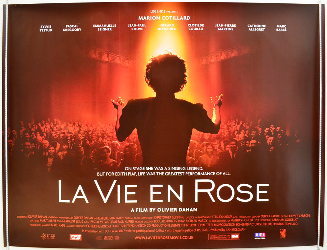 La Vie En Rose Original Quad Poster - Film Poster - Movie Poster