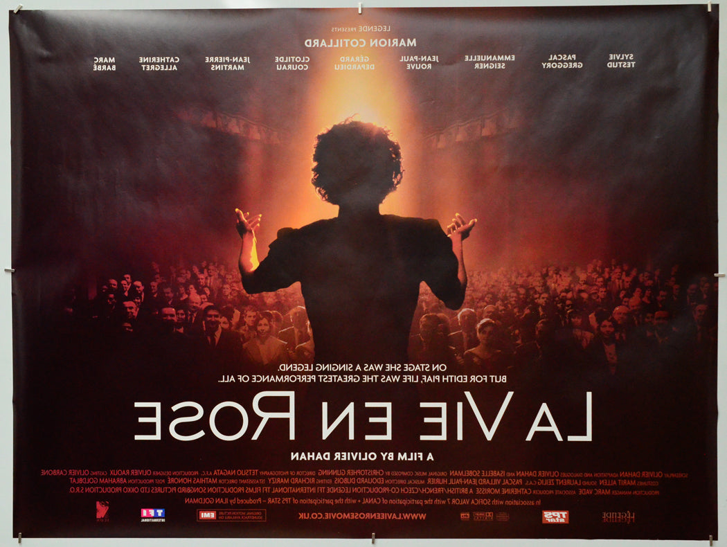 La Vie En Rose (Back) Cinema Quad Movie Poster